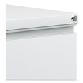 Office Filing Cabinets & Shelves | Alera ALEPBFFLG 14.96 in. x 19.29 in. x 27.75 in. 2 Legal/Letter-Size File Drawers Left or Right File Pedestal with Full-Length Pull - Light Gray image number 3
