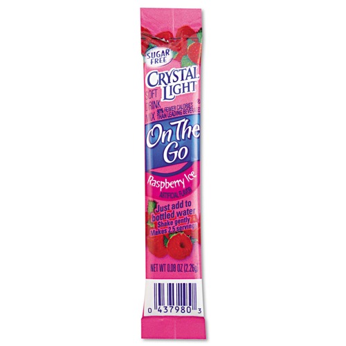 Beverages & Drink Mixes | Crystal Light GEN00798 0.08 oz. Packets Flavored Drink Mix - Raspberry Ice (30/Box) image number 0