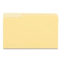 File Folders | Universal UNV15304 1/3-Cut Tabs Interior File Folders - Legal Size, Yellow (100/Box) image number 2