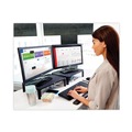 Monitor Stands | 3M MS85B 16 in. x 12 in. x 1.75 in. to 5.5 in. 20-lb. Capacity Adjustable Monitor Stand - Black/Silver image number 9