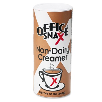 BREAKROOM SUPPLIES | Office Snax 0020CT 12 oz. Reclosable Canister Of Powder Non-Dairy Creamer (24/Carton)