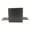 Binders | Universal UNV20745 11 in. x 8.5 in. 2 in. Capacity 3 Rings Slant D-Ring View Binder - Black image number 4