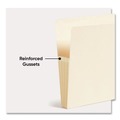 Back to School Sale | Smead 75124 3.5 in. Expansion Letter Size End Tab File Pockets - Manila (25/Box) image number 3