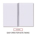 Notebooks & Pads | Universal UNV66414 9.5 in. x 6 in. 3-Subject Medium/College Rule Wirebound Notebook - Assorted Cover Colors (4/Pack) image number 7