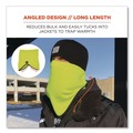 Safety & First Aid | Ergodyne 16961 N-Ferno 6960 One Size Fits Most Fleece Neck Gaiter - Hi-Vis Lime image number 4