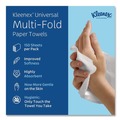 Paper Towels and Napkins | Kleenex 02046 Convenience 9.2 in. x 9.4 in. Multi-Fold Paper Towels - White (150/Pack, 8 Packs/Carton) image number 3