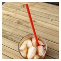 Cutlery | Boardwalk BWKJSTUW775RED 7.75 in. Polypropylene Jumbo Straws - Red (2500/Carton) image number 4
