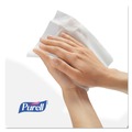 Hand Wipes | PURELL 9113-06 6.75 in. x 6 in. Fresh Citrus Sanitizing Hand Wipes - White, (6/Carton) image number 3