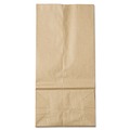 Food Service | Ross & Wallace Paper Products 100316500PK/BL 7.75 in. x 4.75 in. x 16 in. #16 Size Grocery Paper Bags - Kraft (500/Bundle) image number 1