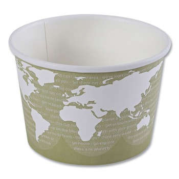FACILITY MAINTENANCE SUPPLIES | Eco-Products EP-BSC16-WA 16 oz. World Art Renewable and Compostable Food Container (500/Carton)