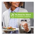 Just Launched | Dixie 5342DX PerfecTouch 12 oz.Paper Hot Cups - Coffee Haze Design (25/Sleeve, 20 Sleeves/Carton) image number 6