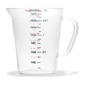 Food Service | Carlisle 4314407 0.5 gal. Commercial Plastic Measuring Cup - Clear image number 1