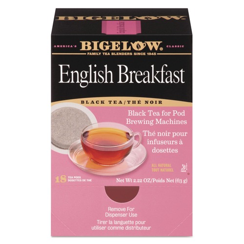 Beverages & Drink Mixes | Bigelow RCB09906 1.90 oz. Tea Pods - English Breakfast (18/Box) image number 0