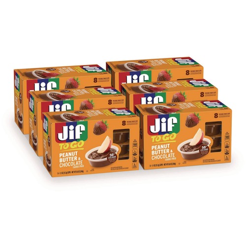 Snacks | Jif To Go SMU35614 1.1 oz Cups Chocolate Peanut Butter (6/Carton) image number 0