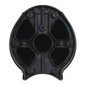 Paper Towels and Napkins | Boardwalk R2000BKBW 11 in. x 6.25 in. x 12.25 in. Single Jumbo Toilet Tissue Dispenser - Black image number 3