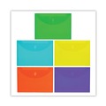 Envelopes & Mailers | C-Line 58030 8.5 x 11 Hook/Loop Closure Reusable Poly Envelope - Assorted Colors (10/Pack) image number 2