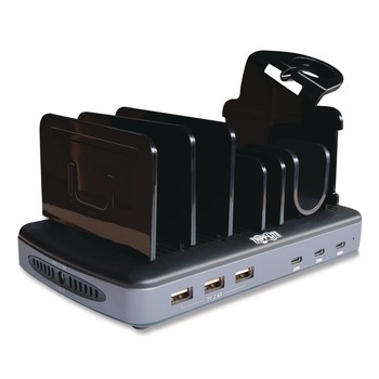 PRODUCTS | Tripp Lite U280-006-C3A-ST 120W Multi-Device Charging Station with Storage 6 Devices 7.3 x 4.45 x 1.33