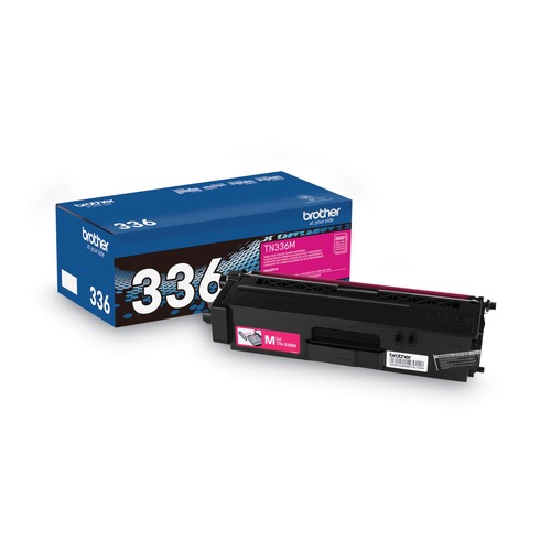 Just Launched | Brother TN336M 3500 Page High-Yield Toner - Magenta image number 0