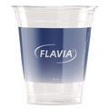 Cups and Lids | FLAVIA 25200058 12 oz Blue Band Flavia Logo Cold Cups - Clear/Blue (900/Carton) image number 1