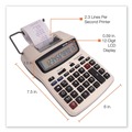 Calculators | Victor 12082 Compact 2.3 Lines/Second Two-Color Printing Calculator - Black/Red Print image number 7