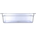 Food Trays, Containers, and Lids | Carlisle 10202B07 19.4 qt 12.5 in. x 20.75 in. x 6 in. StorPlus Polycarbonate Food Pan - Clear image number 1