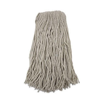 MOPS | Boardwalk BWK2032CCT No. 32 Cotton Cut-End Wet Mop Head - White (12/Carton)