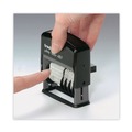 Just Launched | Trodat 4817 Printy Economy 2 in. x 0.38 in. Self-Inking 12-Message Date Stamp - Black image number 1