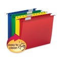 File Folders | Smead 64026 1/5-Cut Tabs Poly Hanging Folders - Assorted Colors/Letter Size (12/Pack) image number 2