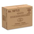 Just Launched | Dart 16FTLS Lift n' Lock Straw Slot 12 - 24 oz. Foam Cup Lids - Translucent (1000/Carton) image number 3