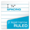 Notebooks & Pads | TOPS 63910 (50) White 5 in. x 8 in. Sheets Narrow Rule Docket Gold Ruled Perforated Pads (12/Pack) image number 3