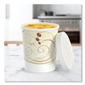 Food Trays, Containers, and Lids | SOLO KHB32A-J8000 32 oz Flexstyle Double Poly Paper Food Combo Packs - Symphony (500/Carton) image number 4