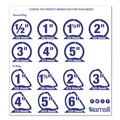Binders | Samsill 16957 11 in. x 8.5 in. 3 Rings 1.5 in. Capacity Earth's Choice Plant-Based D-Ring View Binder - White image number 7