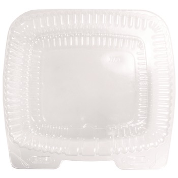  | Handi-Foil HFA 6051S-500 8.63 in. x 2.75 in. x 5.25 in. 12 oz. Handi-Lock Plastic Food Container - Clear (500/Carton)