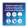 Hand Wipes | Clorox 30208 7 in. x 8 in. 1-Ply Disinfecting Wipes - Fresh Scent/Citrus Blend, White (75/Canister, 3 Canisters/Pack) image number 8