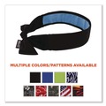 Safety & First Aid | Ergodyne 12565 Chill-Its 6700CT One Size Fits Most Cooling Bandana PVA Tie Headband - Black image number 4