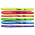 Highlighters | Sharpie 27145 Chisel Tip Pocket Style Highlighters - Assorted Ink Colors, Assorted Barrel Colors (12/Set) image number 1