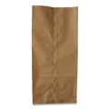 Paper Bags | Ross & Wallace Paper Products 100306500PK/BL 5.88 in. x 3.63 in. x 11 in. #6 Size Grocery Paper Bags - Kraft (500/Bundle) image number 0