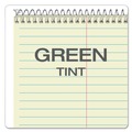 Back to School Sale | Ampad 25-278 6 in. x 9 in. Steno Pads - Gregg, Green Cover/Yellow Pad (80 Sheets/Pad, 6 Pads/Pack) image number 5