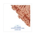  | Boardwalk BWK503OR Super Loop Cotton/Synthetic Fiber Wet Mop Head - Large, Orange (12/Carton) image number 5