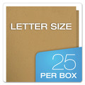 File Folders | Oxford 78513 Earthwise by Oxford 11 in. x 8.5 in. 100-Sheet Capacity Paper Twin-Pocket Portfolio - Assorted Colors (25/Box) image number 1