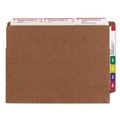 File Folders | Smead 73795 7 in. Expansion Heavy-Duty Redrope End Tab Tuff Pockets - Letter, Redrope (5/Box) image number 3