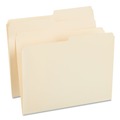 File Folders | Universal UNV12112EE 1/2-Cut Assorted Top Tab File Folders - Letter Size, Manila (100/Box) image number 1