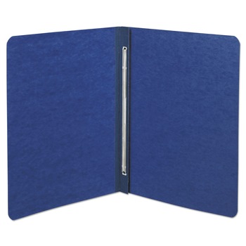  | ACCO A7025073A 8.5 in. x 11 in. 3 in. Capacity Two-Piece Prong Fastener Side Bound Report Cover with Tyvek Reinforced Hinge - Dark Blue