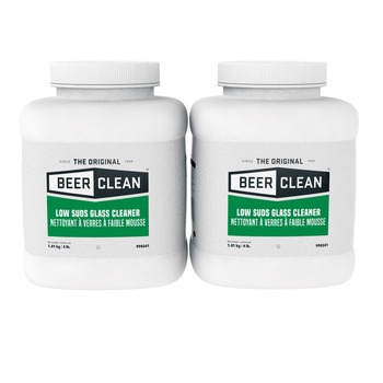 GLASS CLEANERS | Diversey Care 990241 Beer Clean Glass Cleaner, Unscented, Powder, 4 Lb. Container