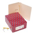 File Folders | Smead 34112 Heavyweight Reinforced End Tab U-Clip Fastener Folders - Letter, Manila (50/Box) image number 3