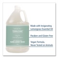 Skin Care & Hygiene | Diversified Hospitality Solutions 002294EA Terra Pure 1-Gallon Bottle Body Wash - Green Tea and Lemongrass Scent image number 2