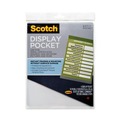 Sheet Protectors | Scotch WL854C 8.5 in. x 11 in. Removable Interlocking Fasteners Plastic Display Pocket - Clear image number 0