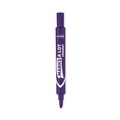 Permanent Markers | Avery 08884 Broad Chisel Tip Large Desk-Style MARKS A LOT Permanent Marker - Purple (1-Dozen) image number 1