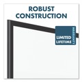 White Boards | Quartet 2544B Classic Series 48 in. x 36 in. Porcelain Magnetic Dry Erase Board - White Surface/Black Aluminum Frame image number 8