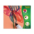 Washable Markers | Crayola 588180 48 Broad Bullet Tip 8 Gel 8 Window Broad Line Washable Markers - Assorted Colors (64/Set) image number 5